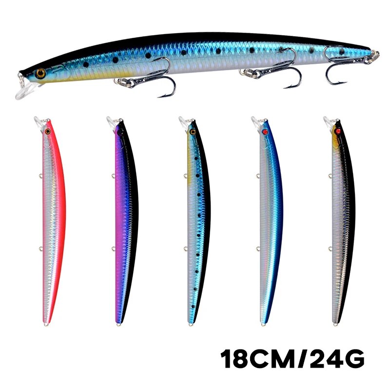 Fishing Equipment Bait - Minnow Balıkçılık Cazibesi Lazer Sert Yapay