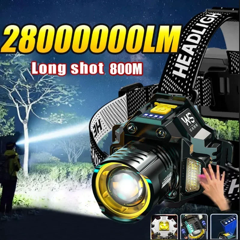 Fishing Headlamp - Güçlü LED Far Hareket Sensörü Far