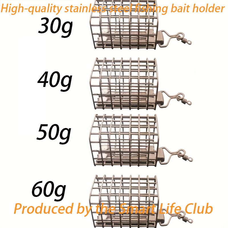 Fishing Equipment Bait - Yeni Balıkçılık Yemi Kafesi, 30G/40G/50G/60G Kare