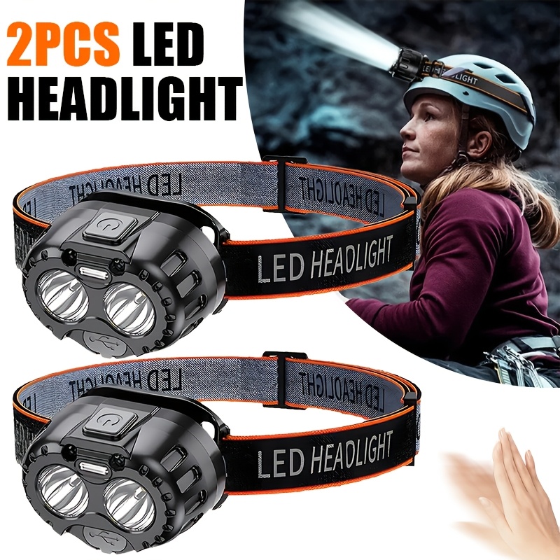 Fishing Headlamp - Güçlü LED İndüksiyonlu Kafa Lambası IPX4