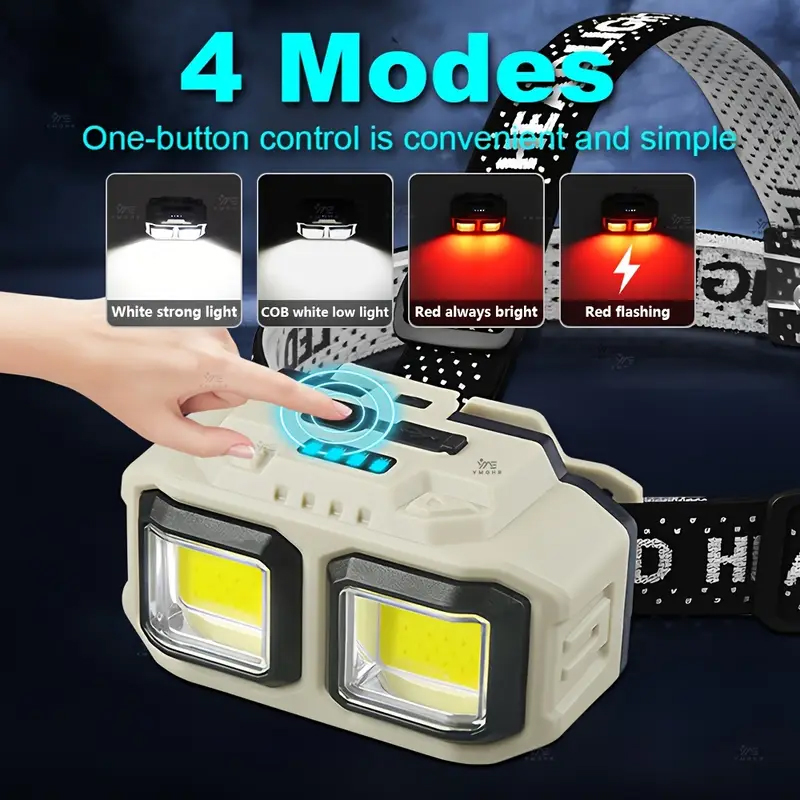 COB LED Far Şarj Edilebilir Fa - Fishing Headlamp incelemesi ve fiyatı