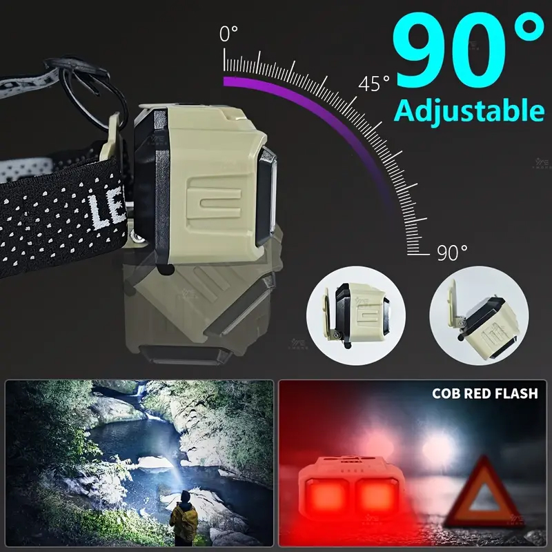 COB LED Far Şarj Edilebilir Fa - Fishing Headlamp incelemesi ve fiyatı