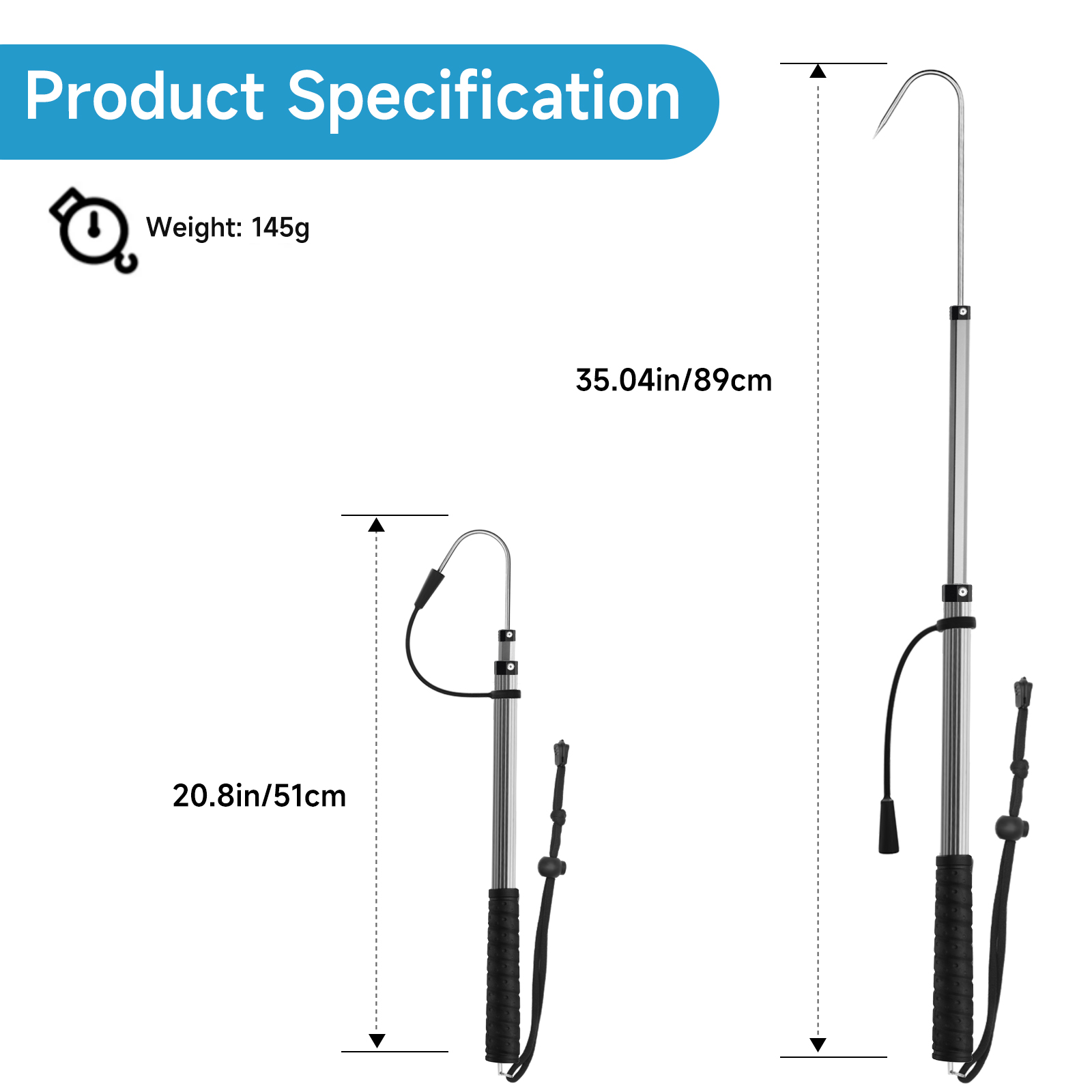 SANLIKE 90 cm Teleskopik Balık - Saltwater Fishing Hook incelemesi ve fiyatı