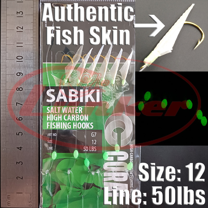 Lunker sabiki teçhizat kancala - Saltwater Fishing Hook incelemesi ve fiyatı